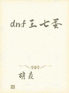 dnf王七蛋