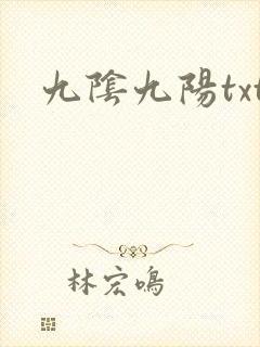九阴九阳txt