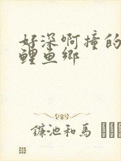 好深啊撞的好吗鲤鱼乡