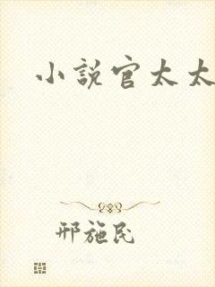 小说官太太