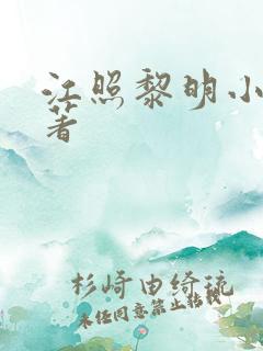 江照黎明小说原著