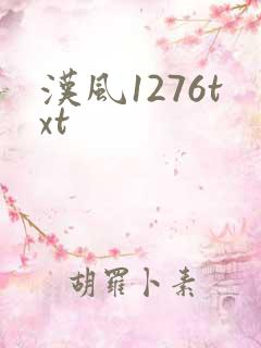 汉风1276txt