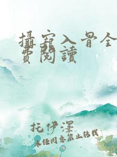摄宠入骨全文免费阅读