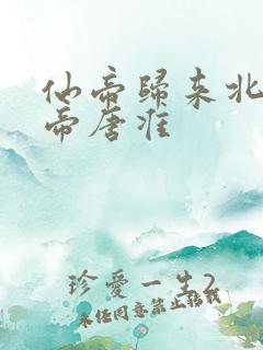 仙帝归来北斗仙帝唐准