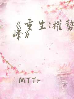《重生:权势巅峰》