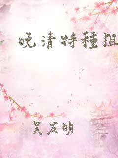 晚清特种狙击手