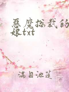 恶魔总裁的小新娘txt