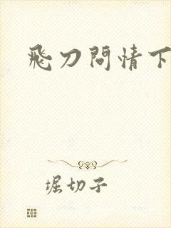飞刀问情下载