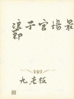 浪子官场最新章节