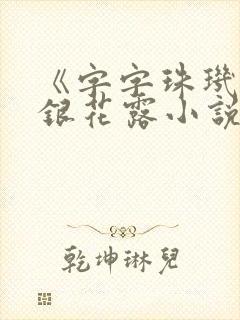 《字字珠玑》金银花露小说