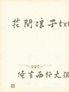 花间浪子txt