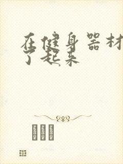 在健身器材上做了起来