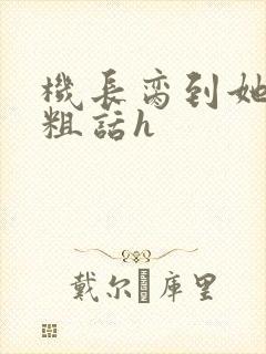 机长脔到她哭h粗话h