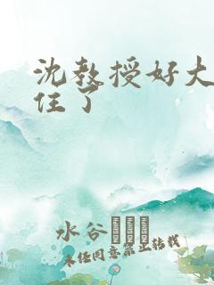 沈教授好大含不住了