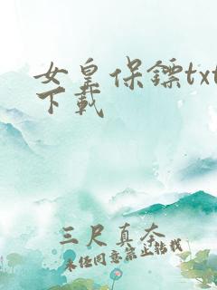 女皇保镖txt下载