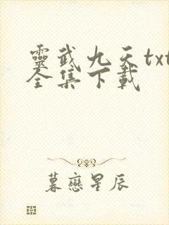 灵武九天txt全集下载