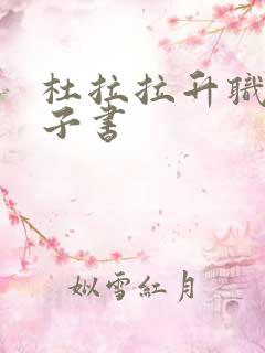 杜拉拉升职记电子书