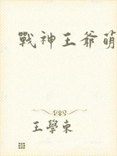 战神王爷萌虎妃
