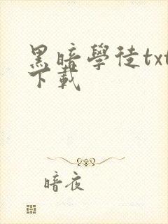 黑暗学徒txt下载