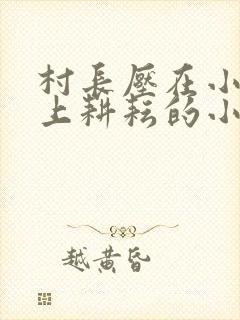 村长压在小娥身上耕耘的小说