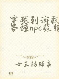 穿越到游戏里和各种npc苏绾