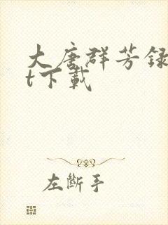 大唐群芳录txt下载