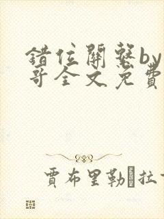 错位关系by东哥全文免费阅读