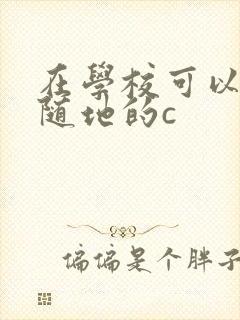 在学校可以随时随地的c