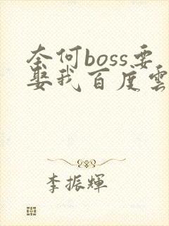 奈何boss要娶我百度云