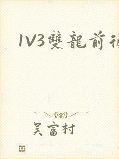 1V3双龙前后