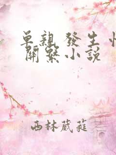 单亲 发生 性 关系小说