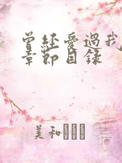 曾经爱过我刘念章节目录