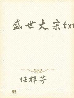 盛世大宋txt