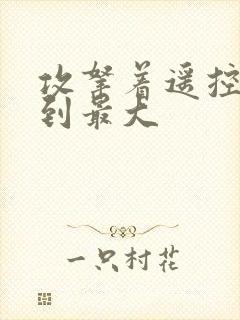 攻拿着遥控器开到最大