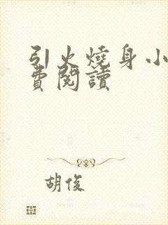 引火烧身小说免费阅读