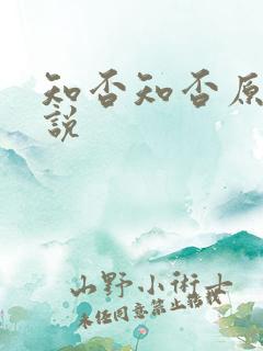 知否知否原著小说