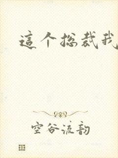 这个总裁我要了