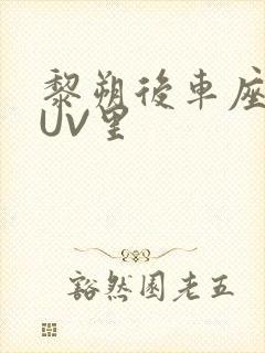 黎朔后车座上SUV里