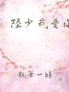 陆少 我爱你