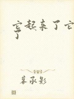 它起来了它想你了