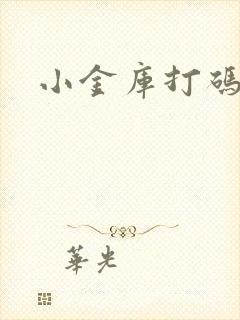 小金库打码平台