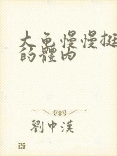 大龟慢慢挺进我的体内