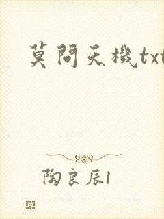 莫问天机txt