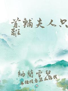 首辅夫人只想和离