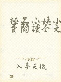 极品小姨小说免费阅读全文下载