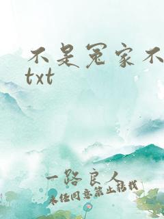 不是冤家不聚头txt