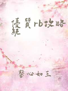 优质rb攻略系统