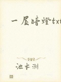 一屋暗灯txt