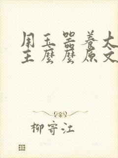 用玉器养大的公主么么原文