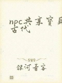 npc共享宝贝古代